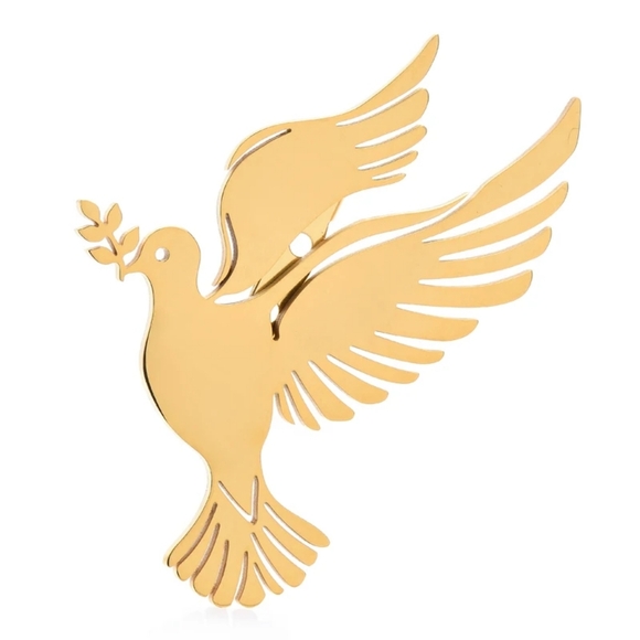 VQ Dove Brooch - Picture 4 of 4